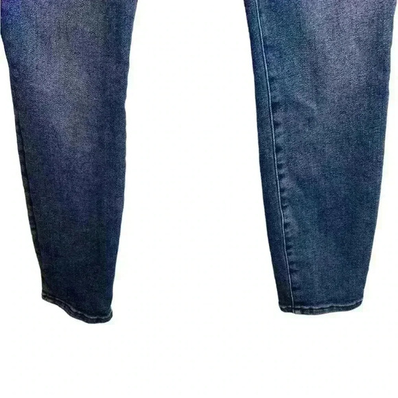 Good AMERICAN Good Waist High Waist Crop Skinny Jeans In Blue798 Size 10/30 - Picture 4 of 8